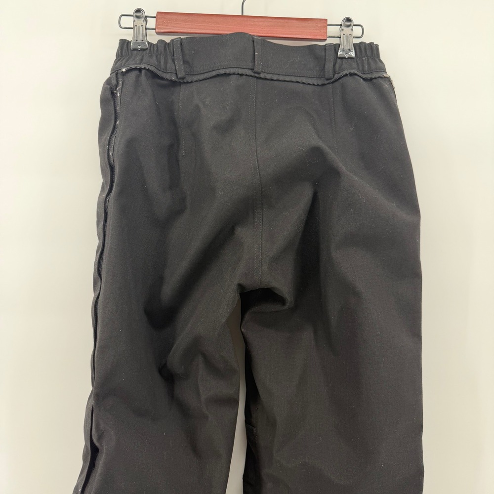 BMW Motorrad Cover Pants Black Full Zip Knee Pads Waterproof Breathable XS - Picture 6 of 16
